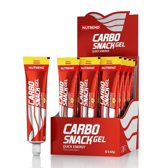 1089190 nutrend carbo snack tubo 12 unidades fitness, nutrition