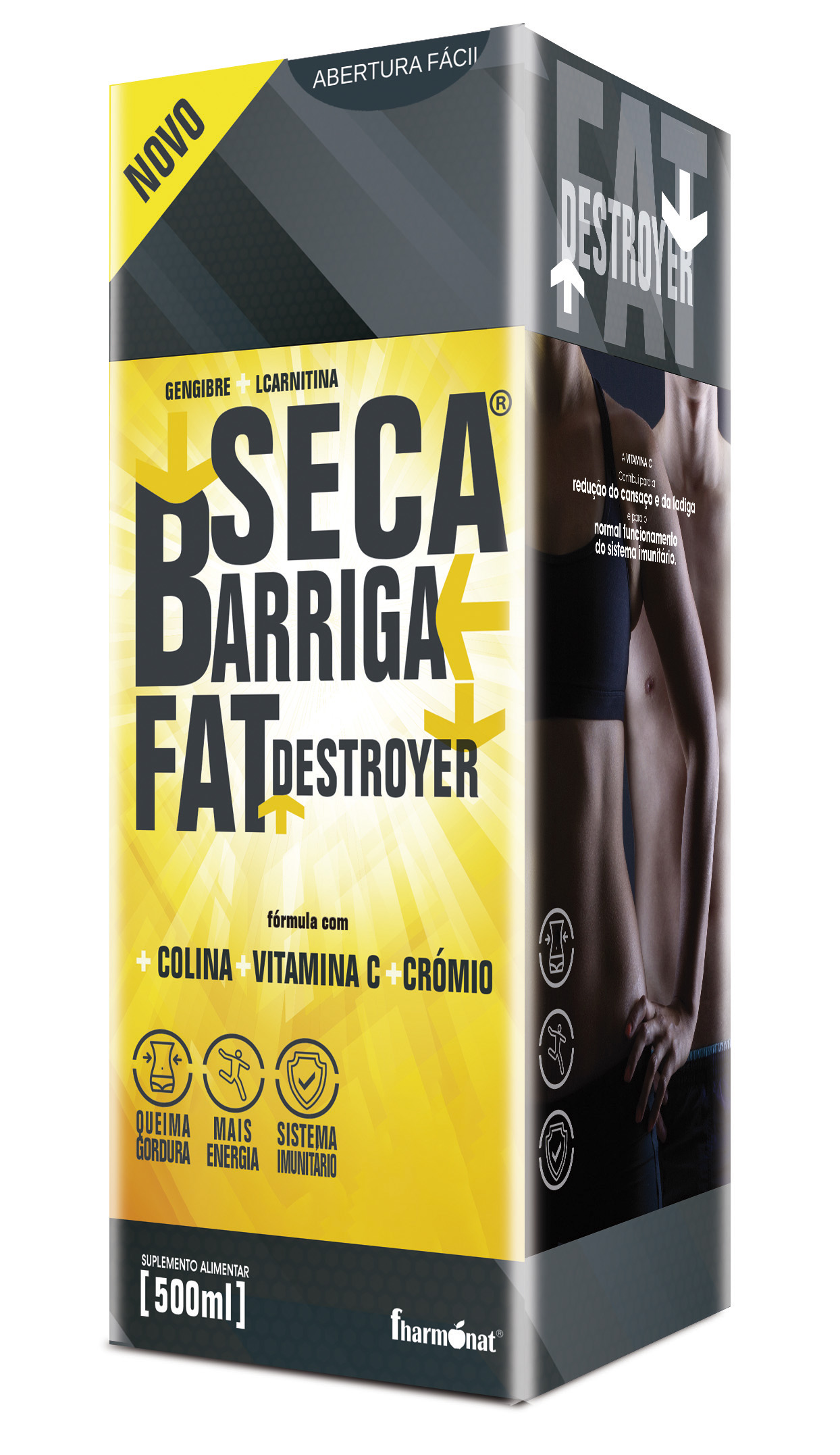 6000823 secabarriga  fat destroyer 500ml fitness, nutrition