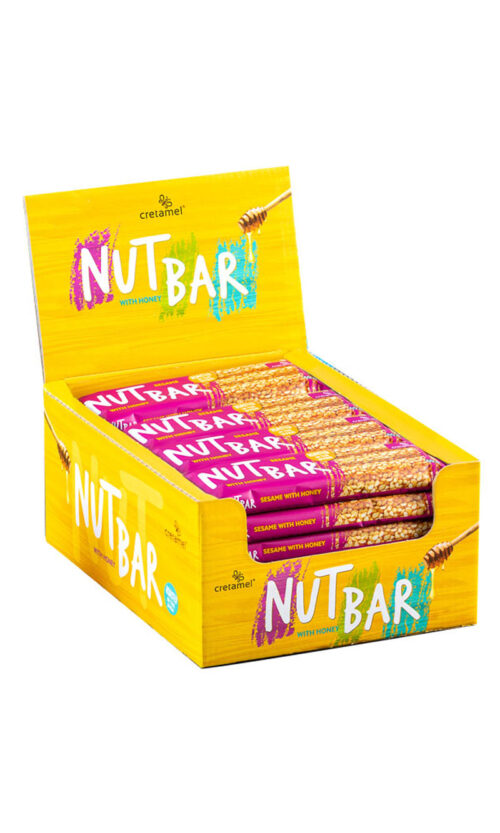 cre540867 cretamel barra de sesamo 40g fitness, nutrition