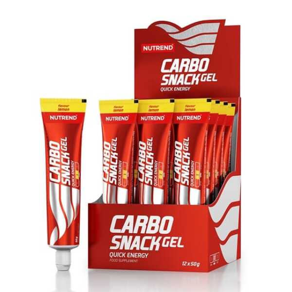 1089190 nutrend carbo snack tubo  12 unidades fitness, nutrition