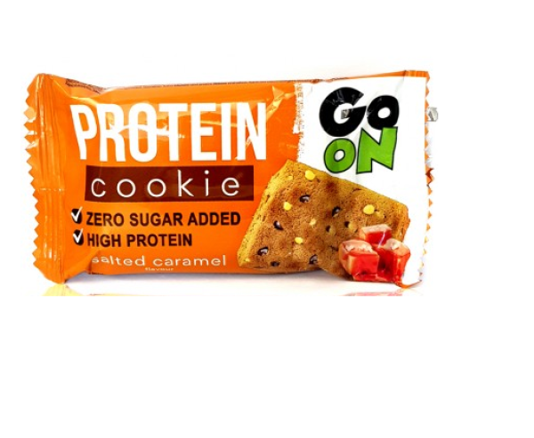 t1sante4845 go on protein cookie salted caramel 50g 18 saquetas fitness, nutrition