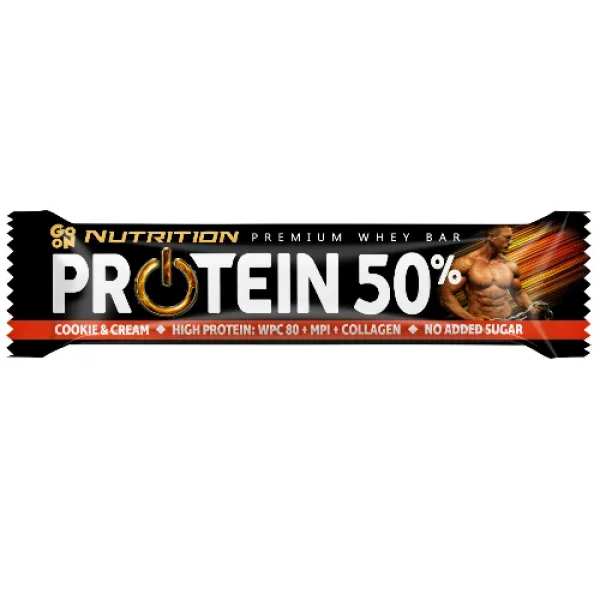 p1sante7915 go on 25x barras 50 proteina cookies amp cream 40g fitness, nutrition