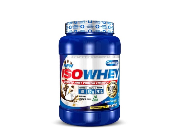 qtx0288 iso whey 2 lb 907 g cappuccino fitness, nutrition