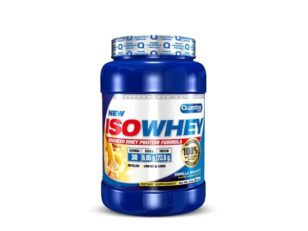 qtx0219 iso whey 2 lb 907 g biscoito de baunilha fitness, nutrition