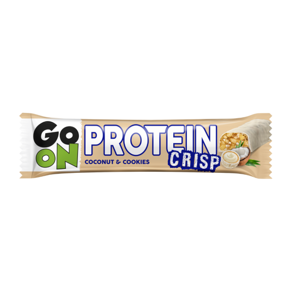 san2425453601069 24x go on protein crisp bar de coco amp cookies 50g fitness, nutrition