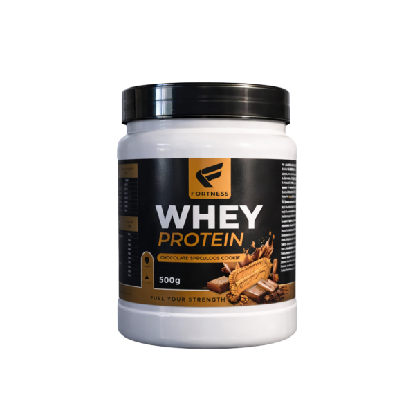wpscc500g whey protein fortness  bolacha chocolate speculoos amp cookie 500g fitness, nutrition