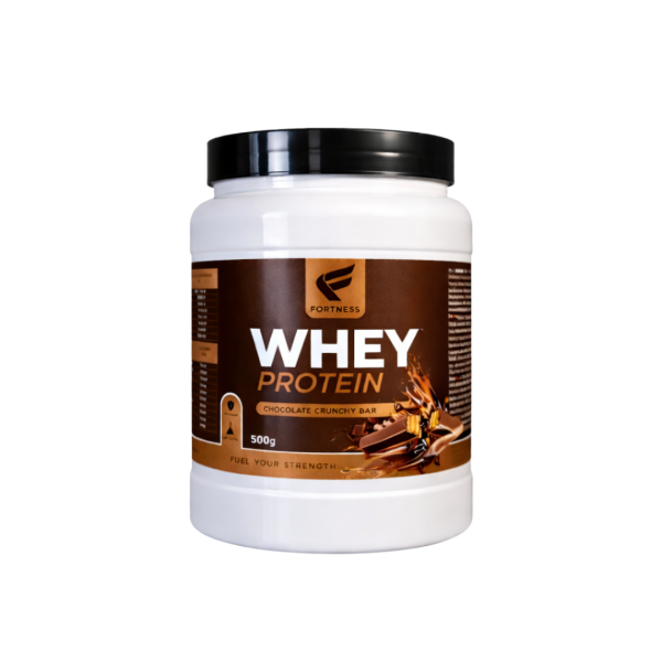 wpcc500g whey protein fortness chocolate crunchy bar 500g fitness, nutrition